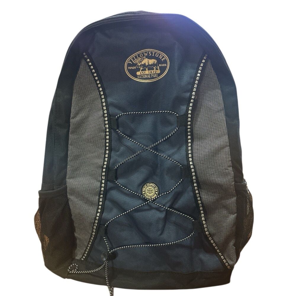 Yellowstone National Park Backpack Polar Graphics USA Hiking Daypack Travel Bag